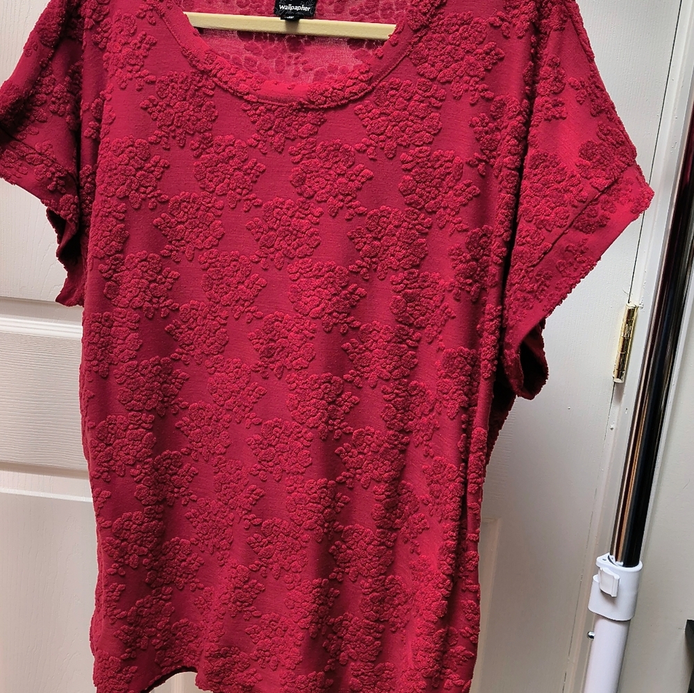 Textured Red Bloise - Picture 2 of 4